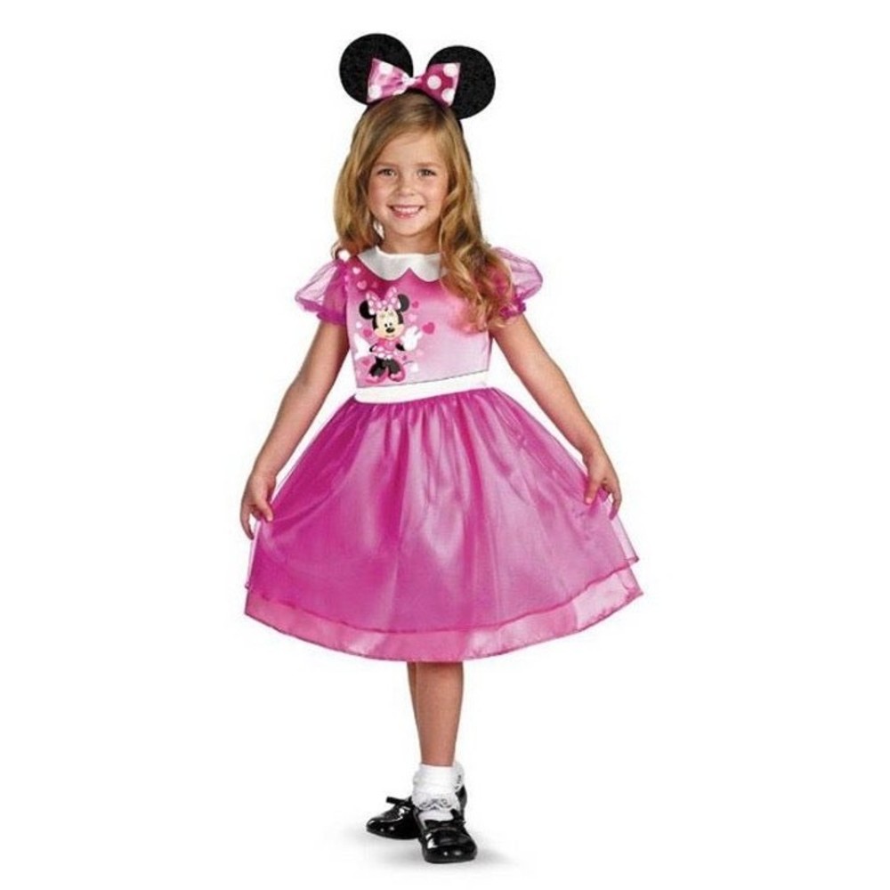 Disney Minnie Mouse Halloween Costume with Headband size 2T (small)